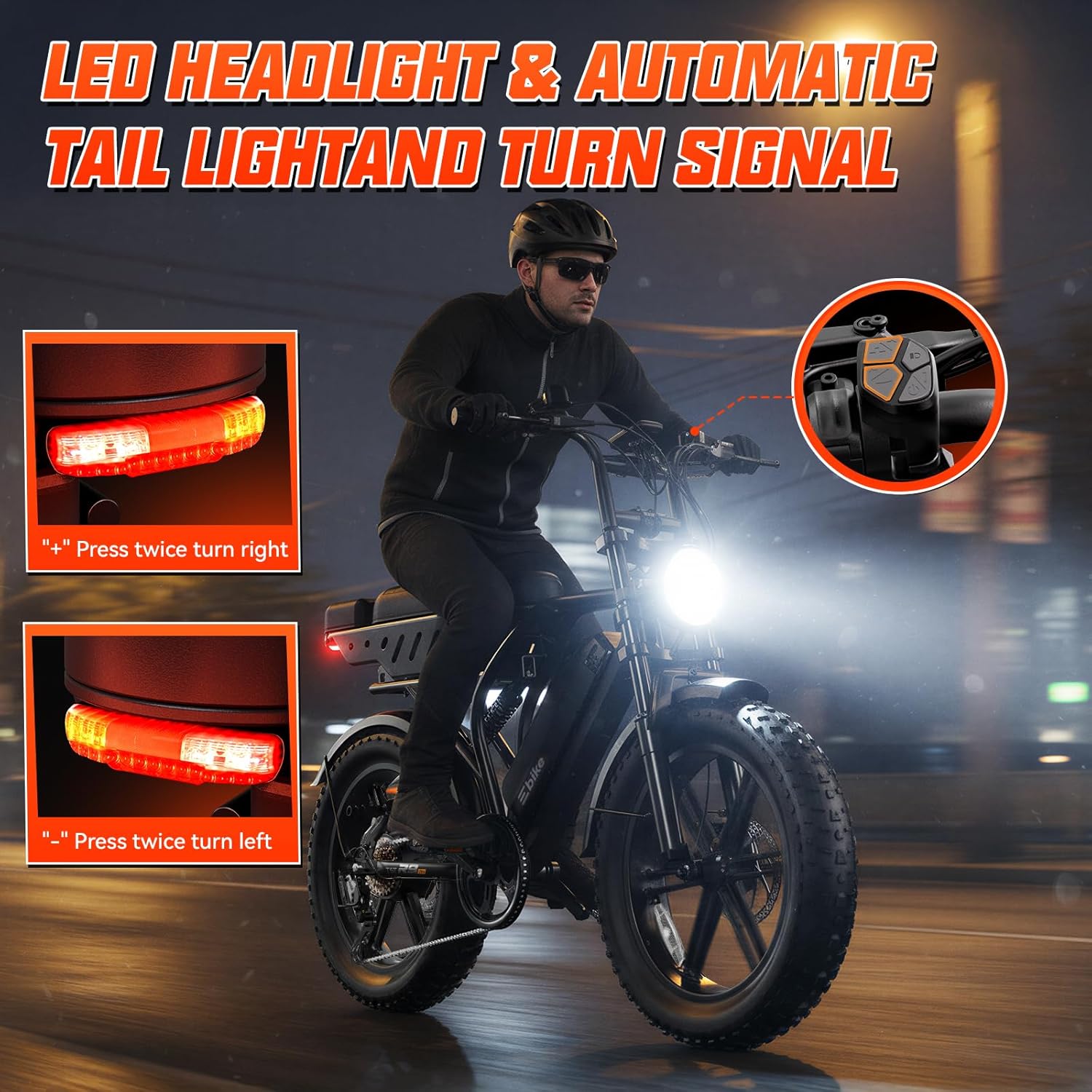 Electric Bike for Adults, 1500W Peak Ebike, 48V 15AH