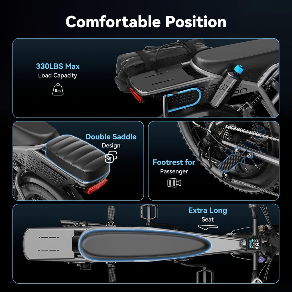 Jasion RetroVolt Electric Bike for Adults