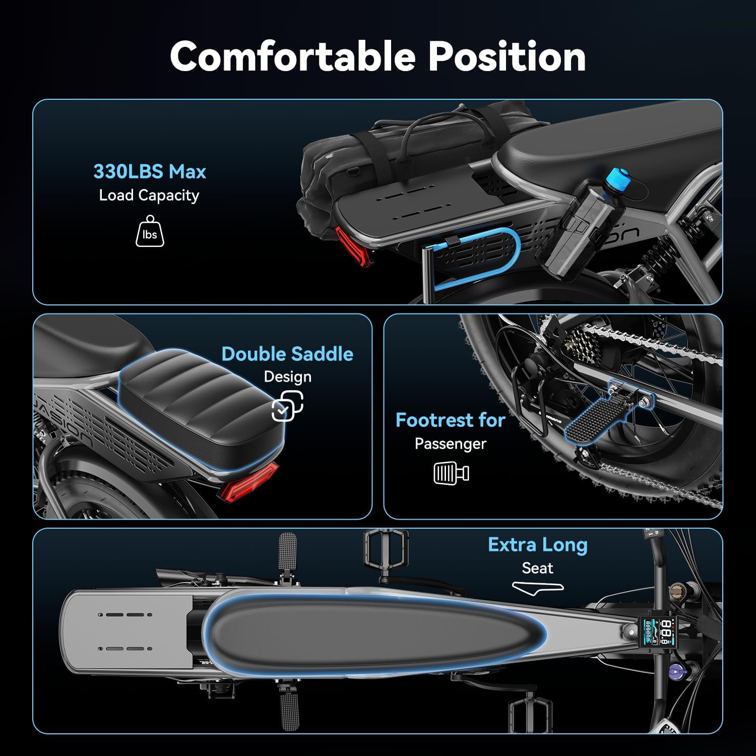 Jasion RetroVolt Electric Bike for Adults
