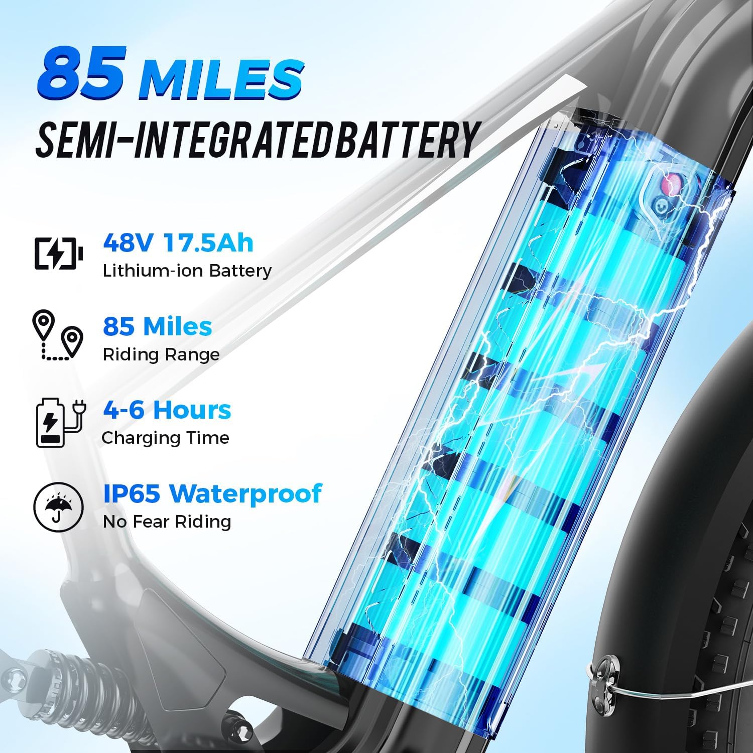 M2 pro Electric Bike,1800W Peak Motor Electric Bike Mountain Bike