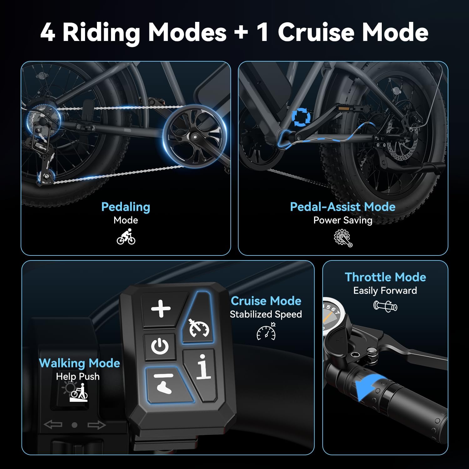 Jasion RetroVolt Electric Bike for Adults
