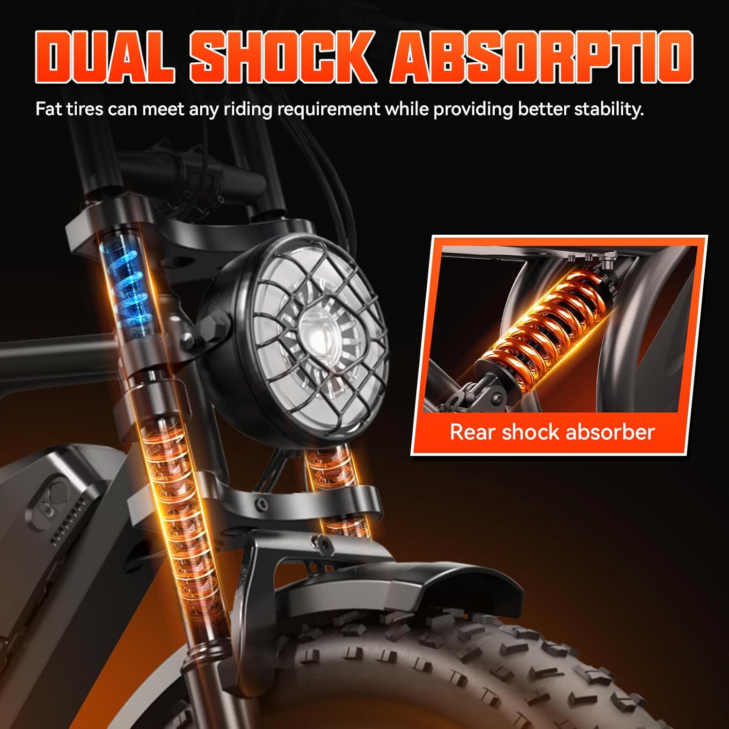 Electric Bike for Adults, 1500W Peak Ebike, 48V 15AH