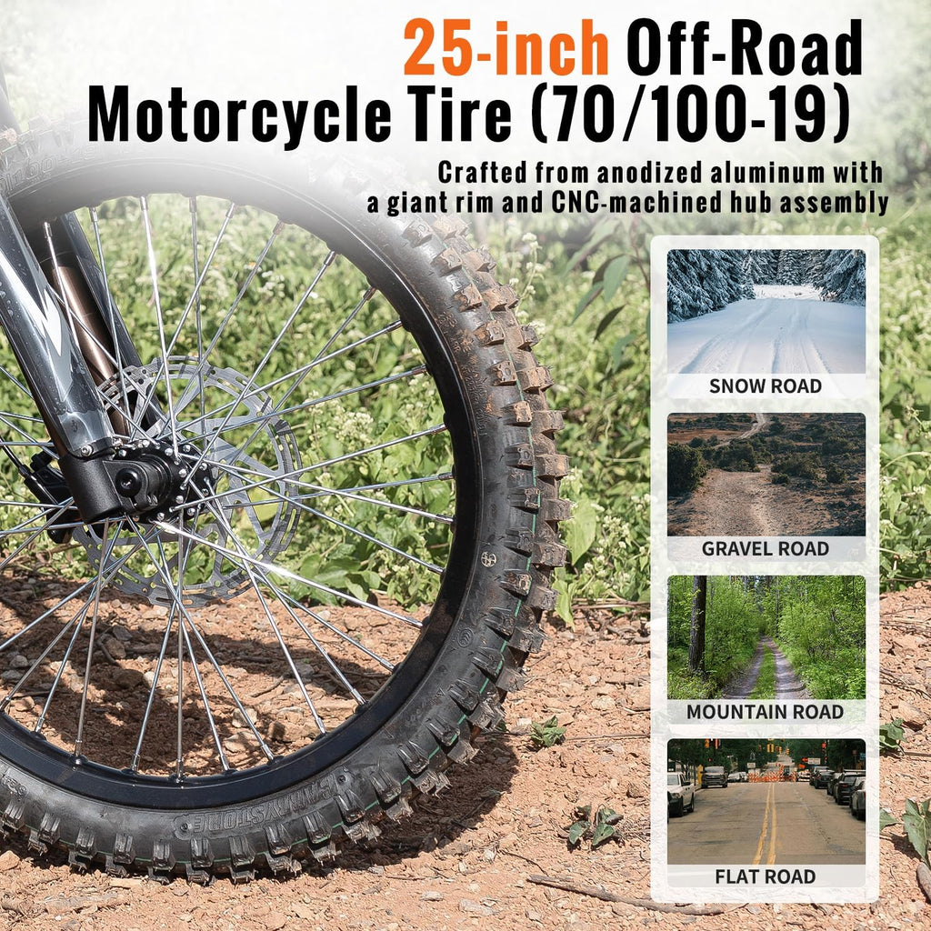 Upgraded Winter Ebike for Adults, 50MPH 60V 3000W