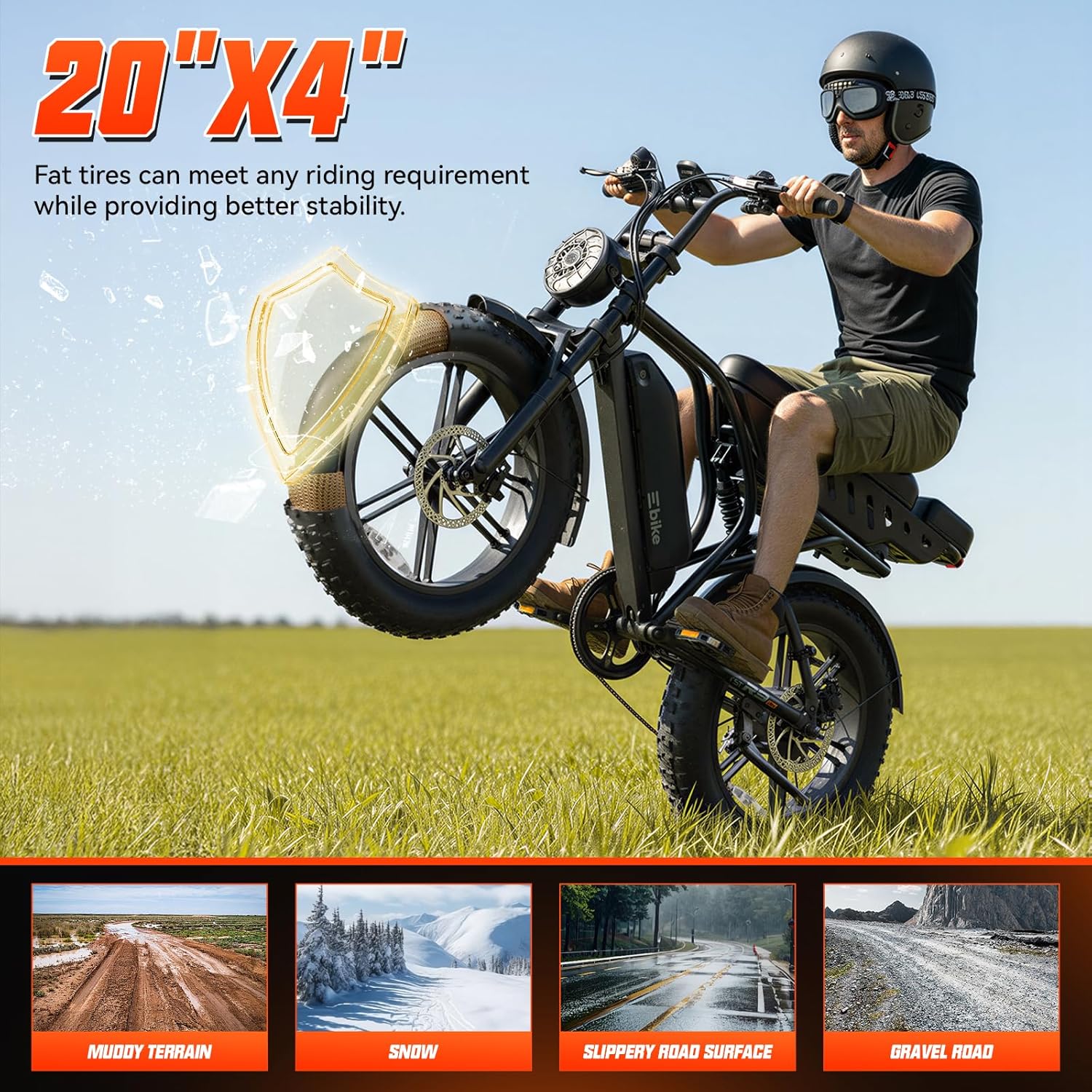 Electric Bike for Adults, 1500W Peak Ebike, 48V 15AH